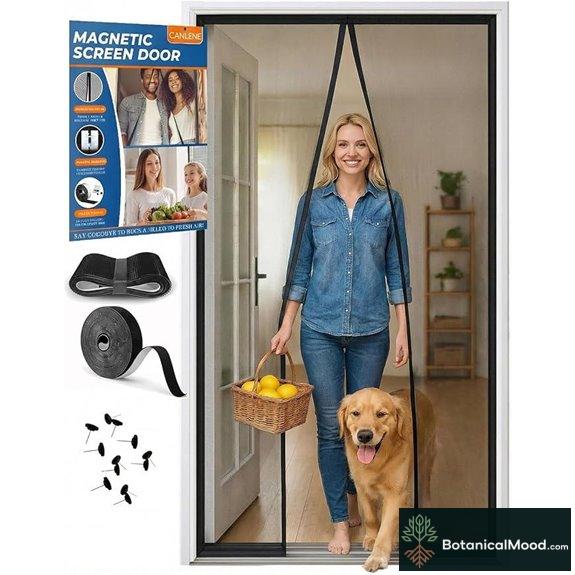 Premium Magnetic Screen Door with Auto-Close
