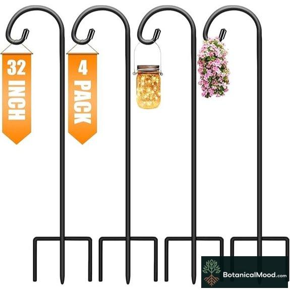 Gtongoko 32 Shepherd's Hooks 4-Pack