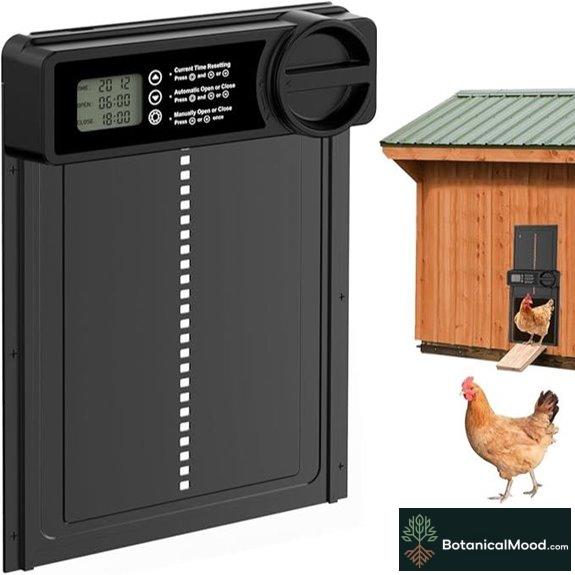 Automatic Chicken Coop Door with Sensor & LCD Display