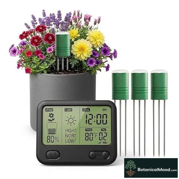 VODESON Soil Moisture Meter 4-Sensor Kit