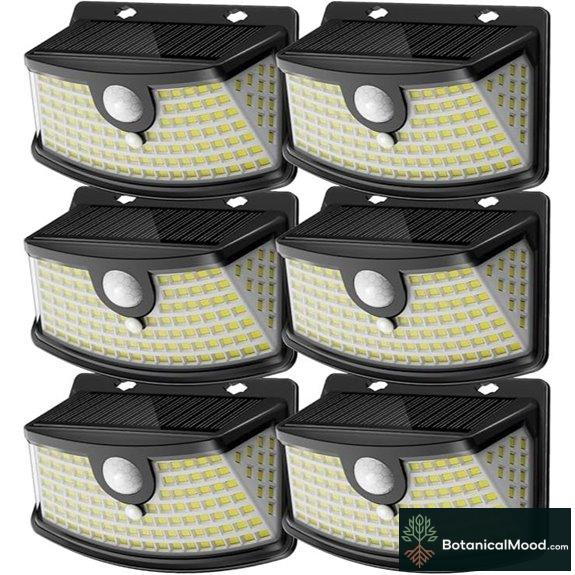 Aootek Solar Motion Sensor Lights 6-Pack LED