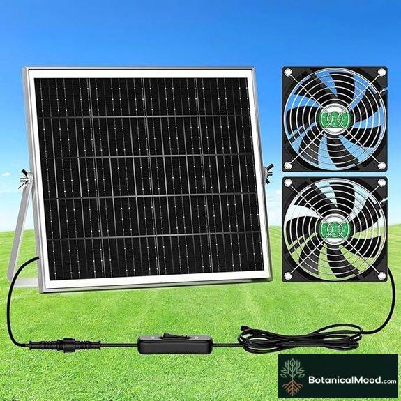 Solar Chicken Coop Fan 2 Kit