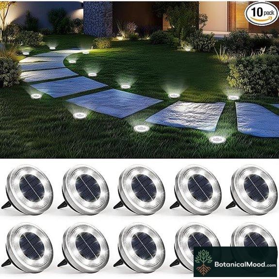 SOLPEX 10 Pack Solar Ground Lights