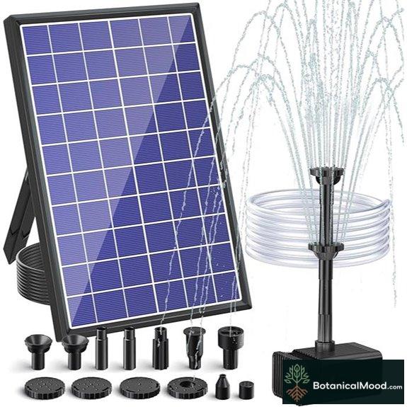 POPOSOAP 8W Solar Water Pump with Battery Backup
