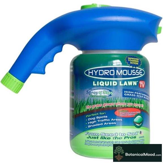 Hydro Mousse Liquid Lawn Grass Seed Spray