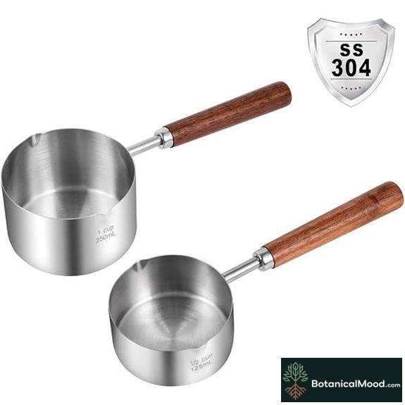 Kichwit Stainless Steel Dog Food Scoop (2-Pack)