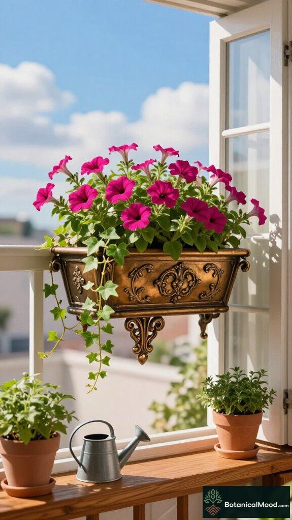 stylish balcony window brackets