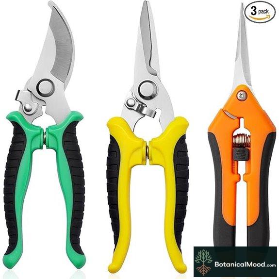 Garden Pruning Shears 3 Pack Clippers