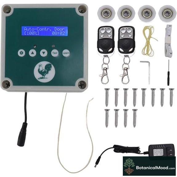 Automatic Chicken Coop Door Controller with Timer Sensor