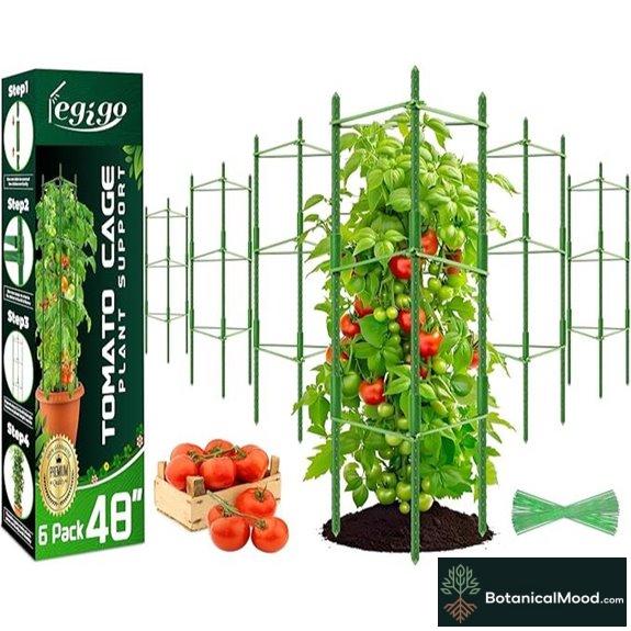 Legigo 6-Pack Tomato Cage Garden Plant Support