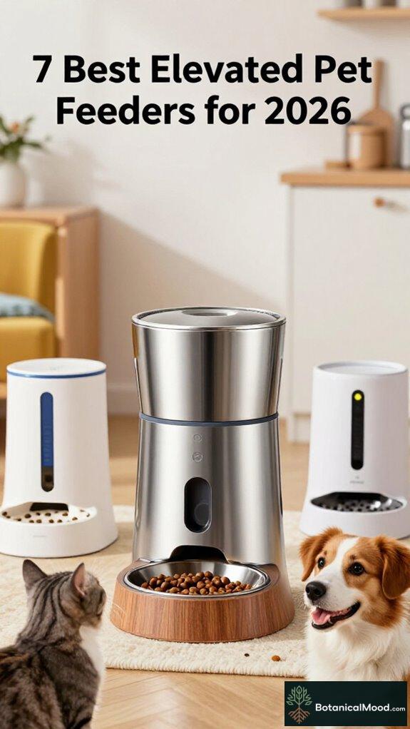 top elevated pet feeders