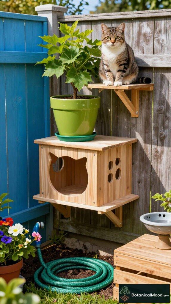 top outdoor cat shelves