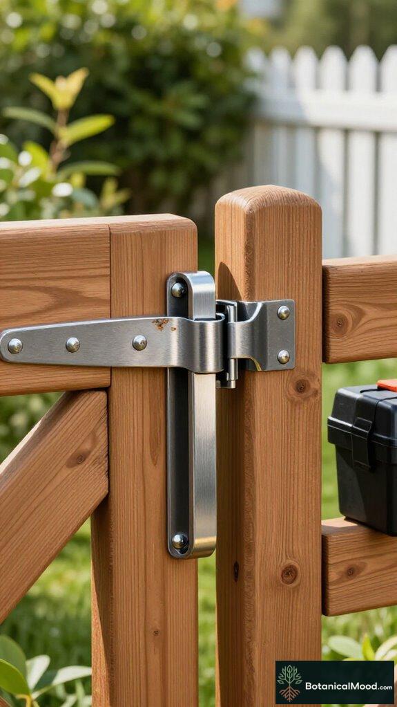 top self closing gate latches