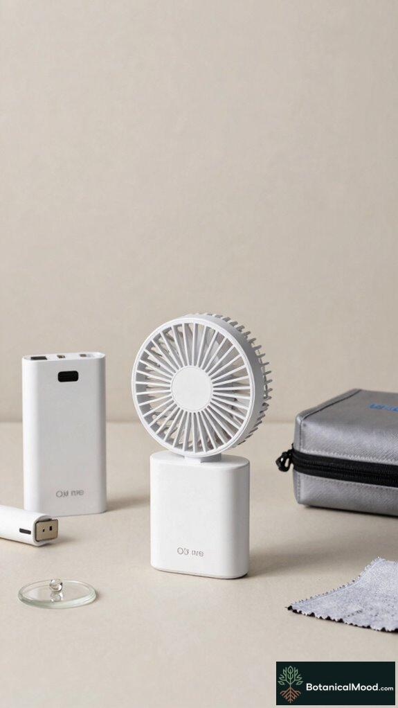 usb fan battery performance