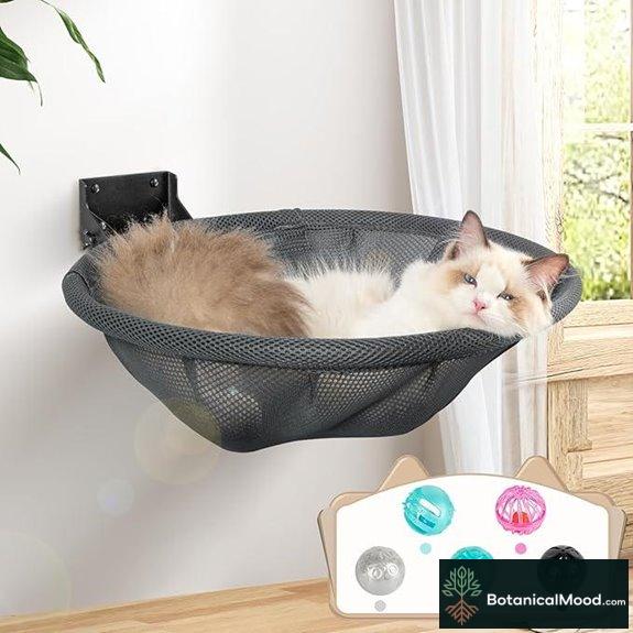Foldable Cat Hammock Wall Mounted Bed (30lb)