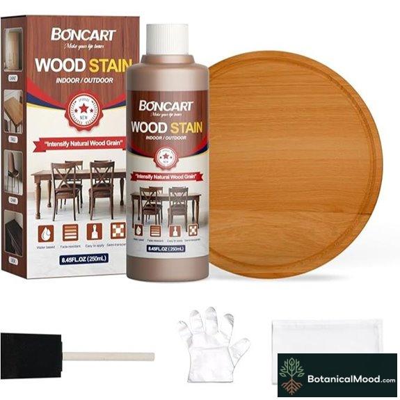 Boncart Water-Based Wood Stain 8.45 fl oz