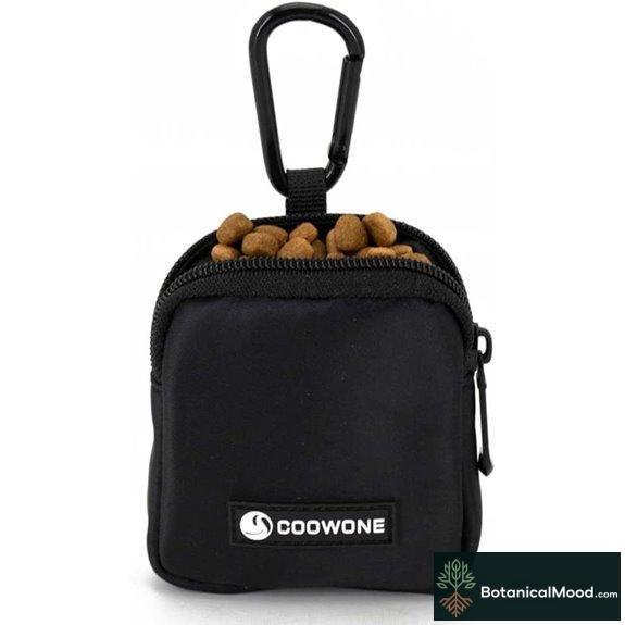 Waterproof Dog Treat Pouch with Poop Bag Dispenser