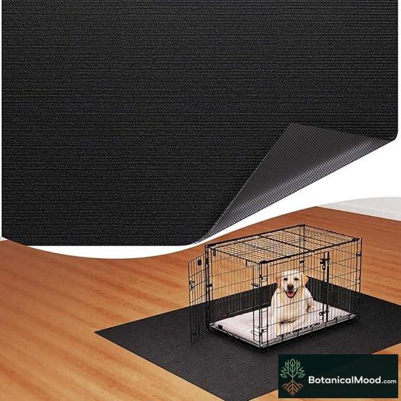 Dog Crate Mat for Large Cages Waterproof & Washable
