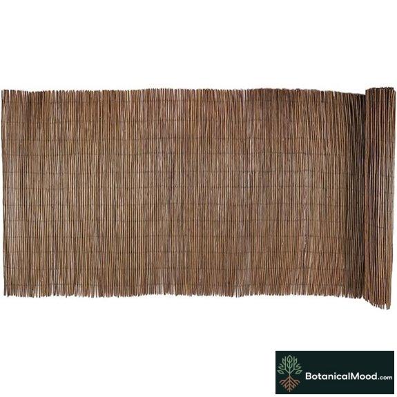 Natural Willow Fence Roll for Privacy and Decor
