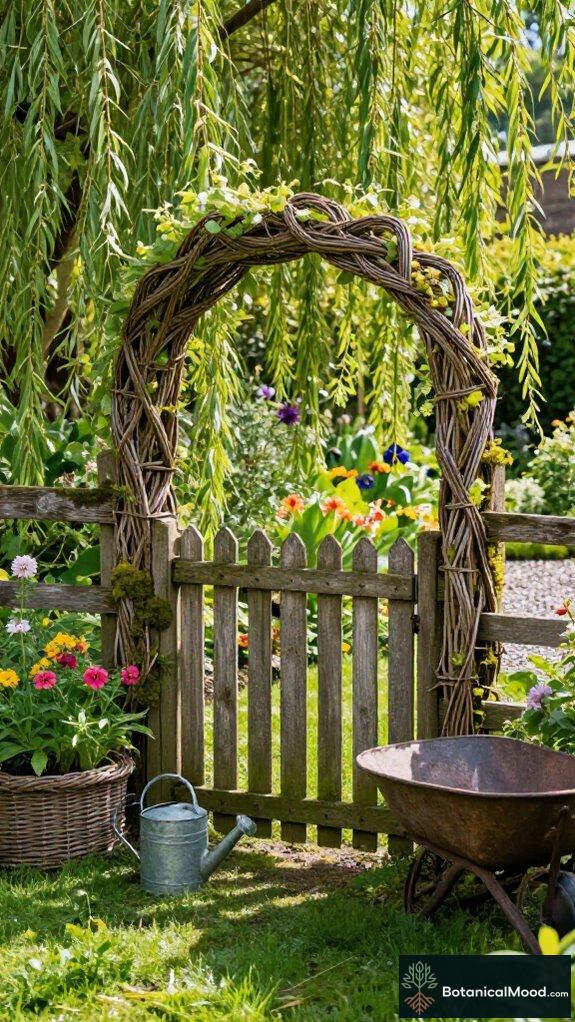 willow garden fence options
