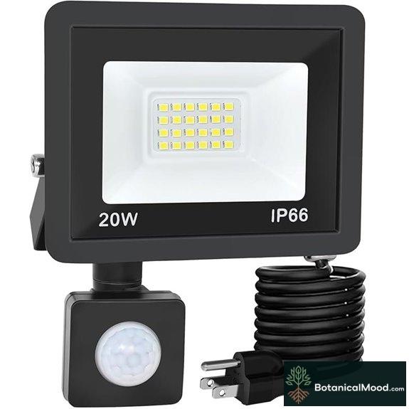 Outdoor Motion Sensor Flood Light with Photocell
