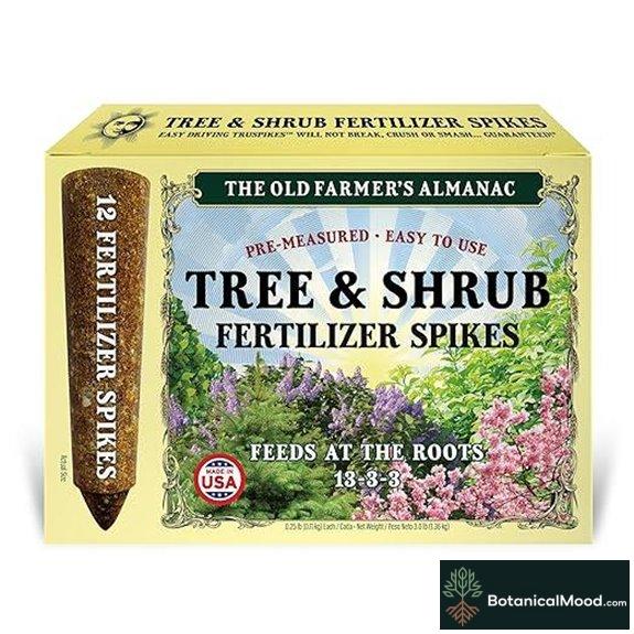 Old Farmer's Almanac Tree & Shrub Fertilizer Spikes (Box 12)