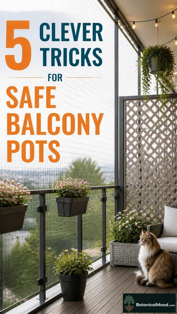 5 Clever Tricks for Safe Balcony Pots