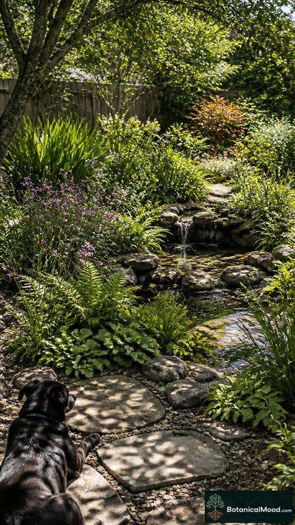 create a sustainable frog habitat