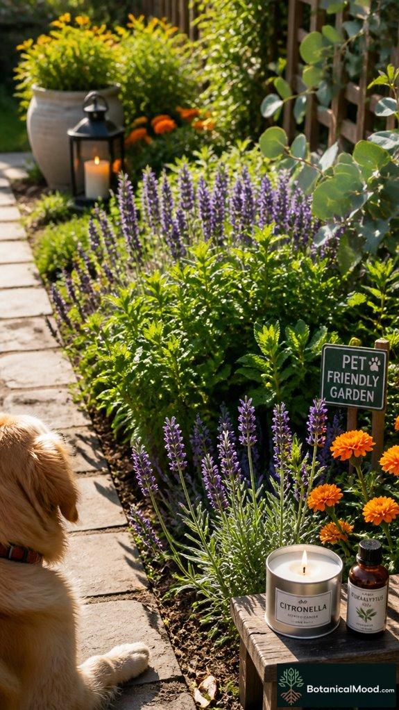 natural pest repelling plant barrier