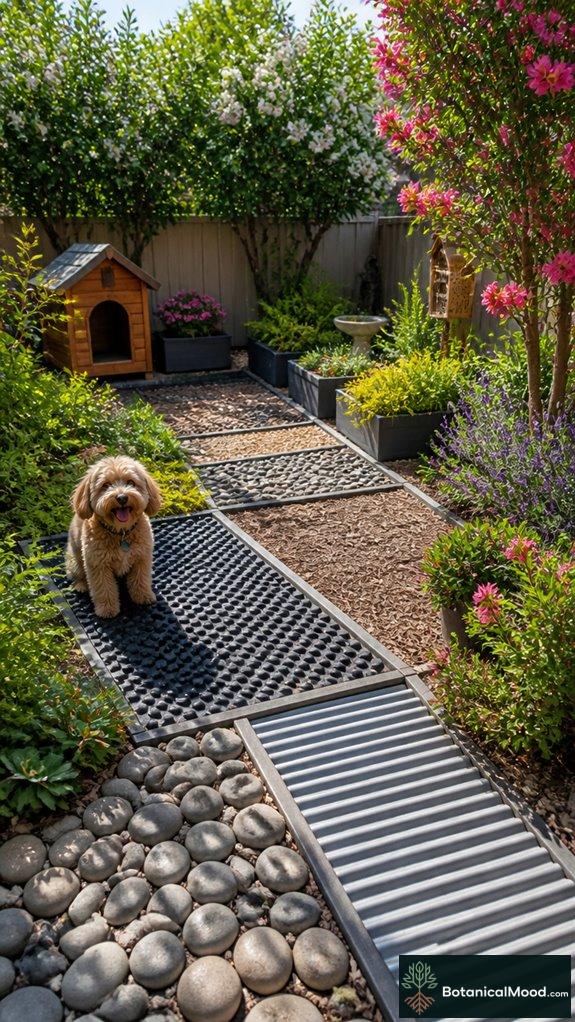 resilient tactile garden surfaces