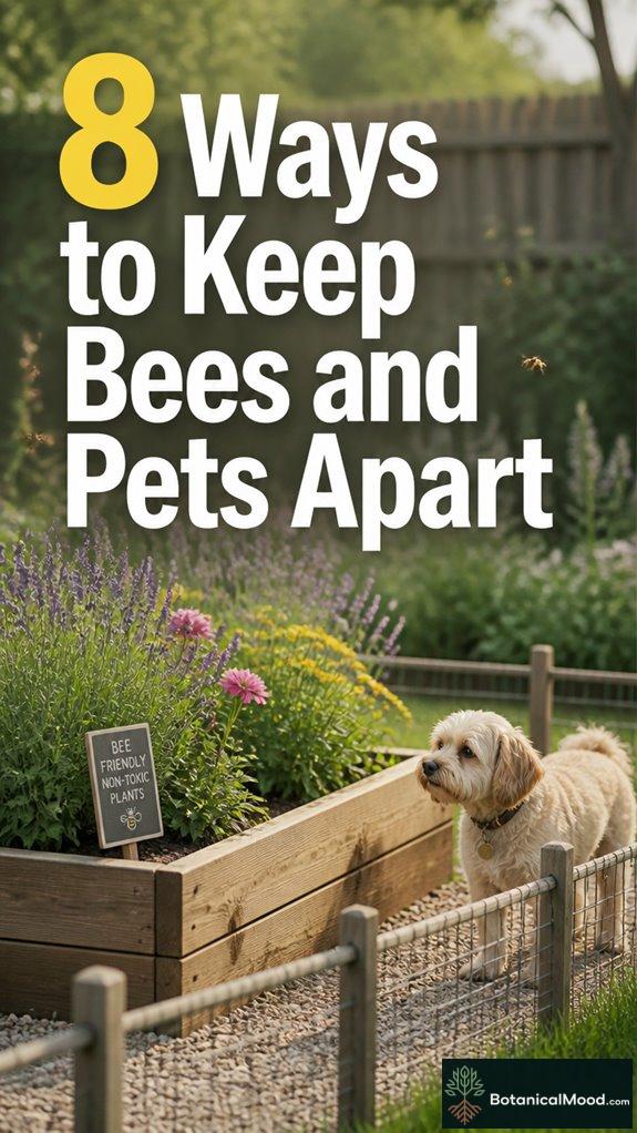 separate bees from pets
