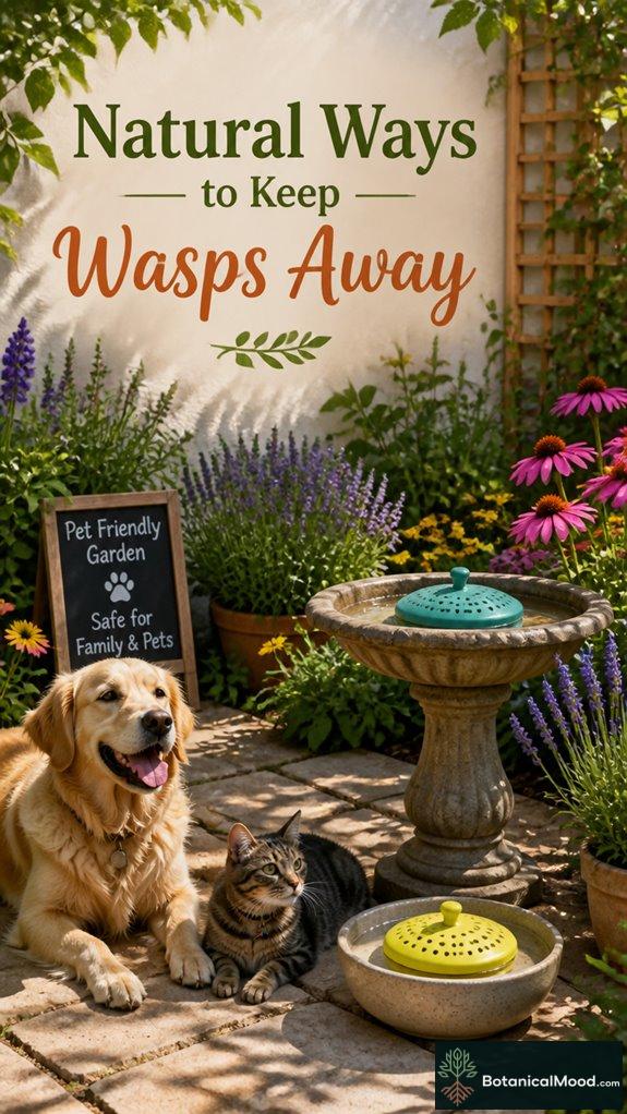wasp deterrent water covers