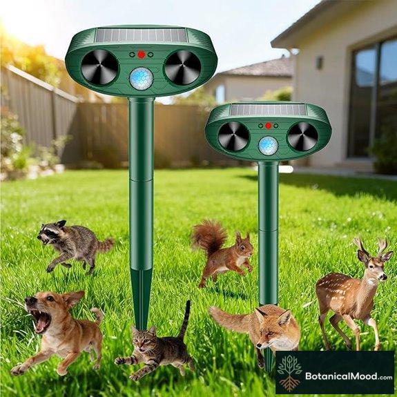 2026 Solar Ultrasonic Animal Repellent (2 Pack)