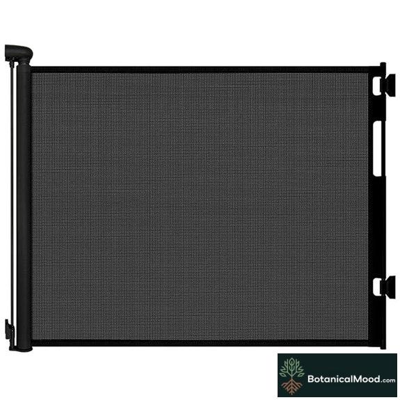 Retractable Baby & Pet Gate 55 Wide Black