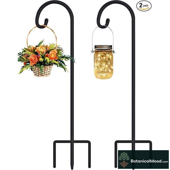 FEED GARDEN Adjustable Shepherds Hooks 2 Pack