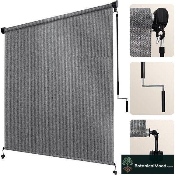 Artpuch 8' x 8' Outdoor Roller Shade Set
