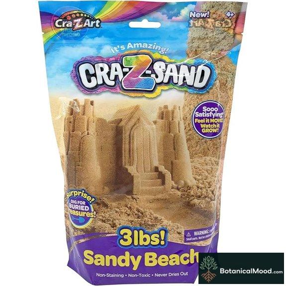 CRA-Z-Sand 3lb Bag of Beach Sand Fun Sensory Toy w/ Tools for Ages 4+