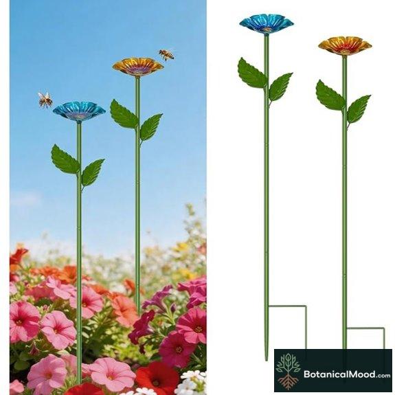 Bee Watering Station with Butterfly Design (2 Pack)