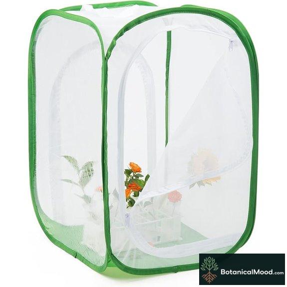 Monarch Butterfly Habitat Mesh Cage (15.7 x 15.7 x 24 in)