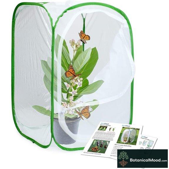 RESTCLOUD Butterfly Habitat Cage Terrarium (23.6 Inches)