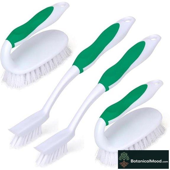 4-Pack Deep Cleaning Scrub Brush Set