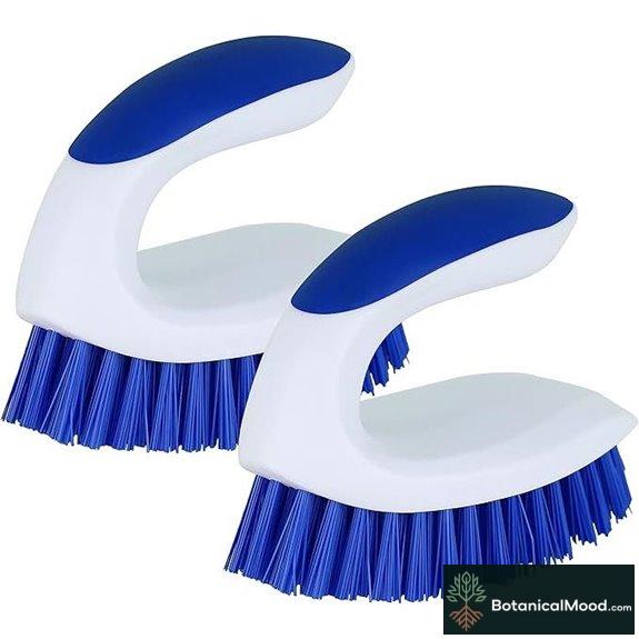 2 Pack Scrub Brushes for Bathroom and Floor