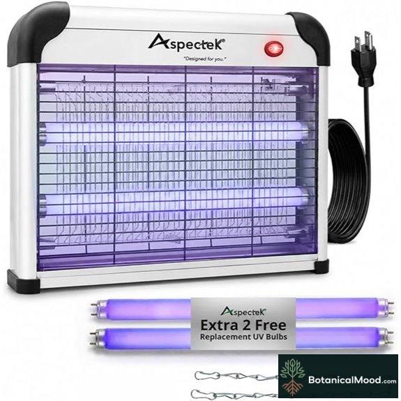 Aspectek Electric Bug Zapper with Replacement Bulbs
