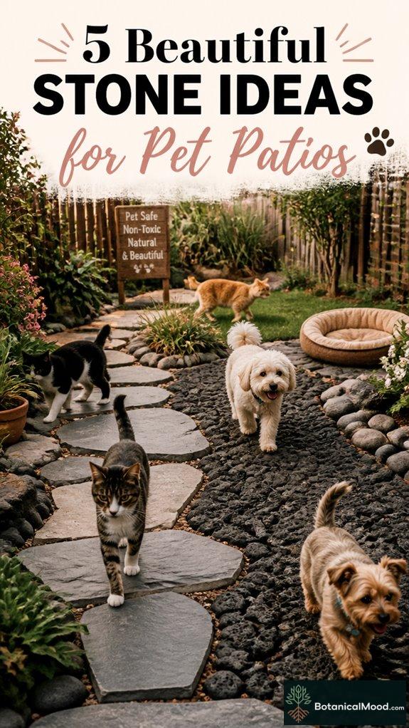 5 Beautiful Stone Ideas for Pet Patios