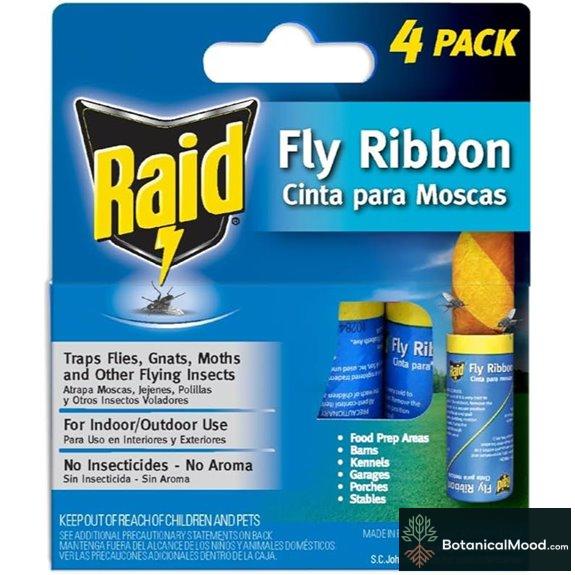 Raid Fly Ribbon Bug & Insect Catcher (4 Pack)