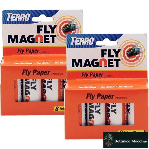TERRO Fly Magnet 2-Pack Sticky Fly Paper Traps