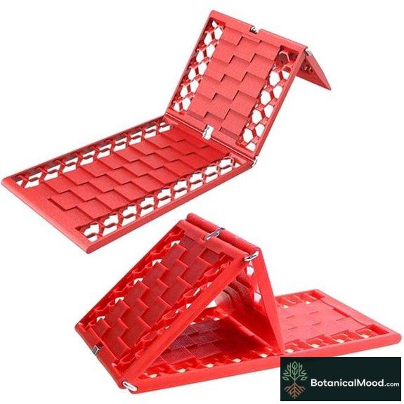 Foldable Tire Traction Pads for Snow and Mud (2 Pack)