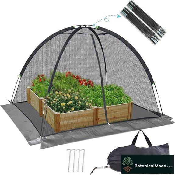 Pond Dome Cover with Zipper for Garden Ponds