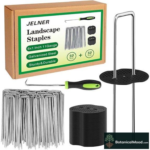 JELNER Garden Stakes and Accessories Set (50pcs each)