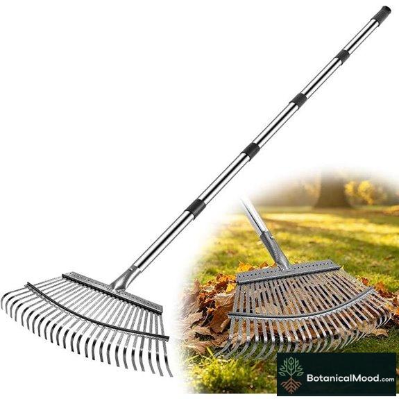 heavy duty garden rake